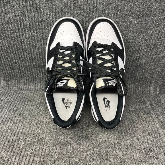 Nike Dunk Low Retro Panda White Black Shoes Womens 7 (5.5Y) CW1590-100 - Picture 7 of 8